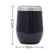 thumbnail image 5 of Taza de copa de vino sin tallo de acero inoxidable de 12 onzas Taza de vino a granel con aislamiento al vacío de doble pared a prueba de fugas con tapa Perfecta para café, vino, cócteles, bebidas,, 5 of 8
