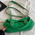 thumbnail image 4 of Women Clutch Bag Large Capacity PU Simple Female Commuter Handbag (White), 4 of 8