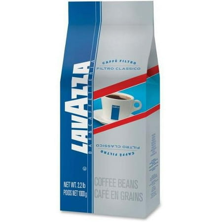 Lavazza Filtro Classico Coffee Beans, 2.2lb, Blue/Silver 2850