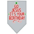 thumbnail image 4 of Christmas Pet and Dog Bandana Screen Printed, "Go Jesus, It's Your Birthday", 4 of 10