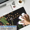 thumbnail image 4 of Superior Quality Wildflower Gaming Mouse Pad - 31.5 × 11.8 inch - Non-Slip, Waterproof, Stitched Edges - Perfect Office Desk Pad for Keyboard & Mouse Convenience, 4 of 7