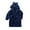 kids sleepwear - Navy, variant on Boys Girls Solid Bear Hooded Bathrobe Bear Ear Hood Self Tie Belt Ultra Soft Warm Flannel Kids Sleep Bath Robe,2-3 Years