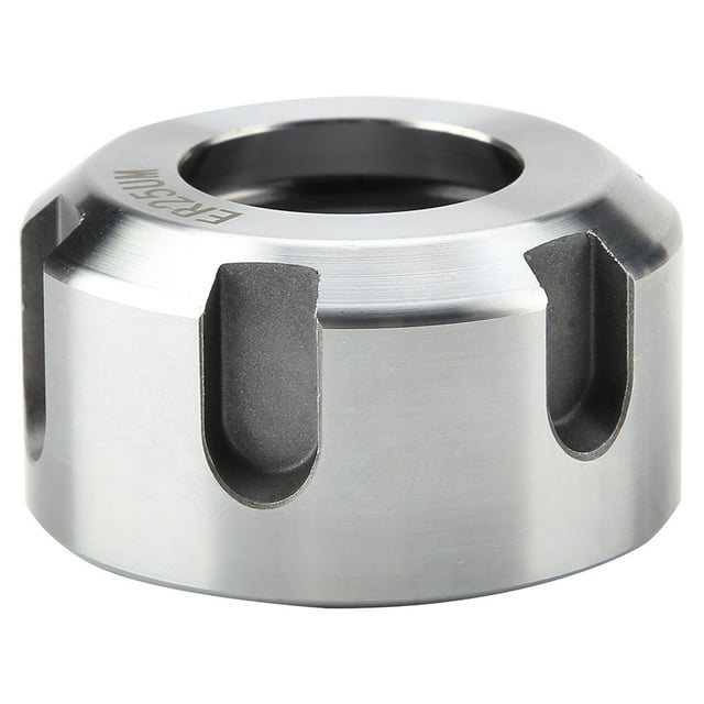 Collet Clamping, Durable Metal Clamping Hex Nuts Strong Clamping Force For Tool Rod For ER25 Chuck For Tool Handle