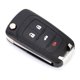 thumbnail image 3 of Funda Para A Distancia Con Tapa De 4 Botones Para Coche, Carcasa De Repuesto Negra Para Camaro 2010-2013, 3 of 7