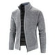 thumbnail image 5 of Suéter de invierno para hombre, otoño e invierno, más terciopelo acolchado, suéter de gran tamaño, abrigo, cuello, diseño versátil, 5 of 6