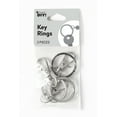 thumbnail image 2 of Cousin DIY 3 Piece Metal Key Rings, Keychain and Lanyard Making, 54mm, Silver Finish, 2 of 9