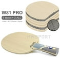 LOKI W81 PRO Table Tennis Blade 5 Wood 2 ALC External Ping Pong Blade