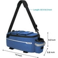 thumbnail image 5 of Mosiso Bike Rack Bag Shoulder Bag Waterproof Bike Trunk Cooler Bag Cycling Bike Backseat Storage Cargo Luggage Saddle Insulated Bicycle Rear Seat Bag, 5 of 7