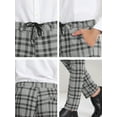 thumbnail image 6 of INSPIRE CHIC Men's Plaid Pants Casual Slim Fit Flat Front Check Dress Trousers, 6 of 6