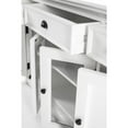 thumbnail image 3 of NovaSolo Halifax Mahogany Wood Buffet with 4 Doors 3 Drawers in White, 3 of 16