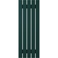 thumbnail image 6 of Ekena Millwork 19 1/2"W x 67"H Americraft Five Board (2 Batten) Exterior Real Wood Spaced Board-n-Batten Shutters (Per Pair), Thermal Green, 6 of 10