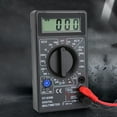 thumbnail image 1 of Digital Multimeter, Multifunctional Portable LCD Digital Multimeter Amp Volt Ohm Tester Voltmeter Ohmmeter Meter, Tests Diodes,Frequency,Transistor, 1 of 8