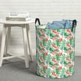 thumbnail image 7 of KLL Flamingo And Monstera Waterproof Foldable Laundry Hamper Bucket with Handles for Storage Bin,Kids Room,Home Organizer (Medium ), 7 of 7