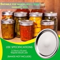 thumbnail image 4 of 50 Count Canning Lids Regular Mouth for Mason Jars Ball or Kerr Jars, 4 of 7