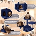 thumbnail image 4 of Torre de rascador para gatos de 138 cm YAHEETECH, 4 of 7