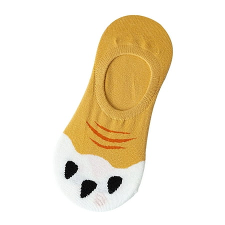 

Babysbule Socks for Women Clearance Women s Invisible Cotton Socks Cute Cat s Claw Socks Summer Breathable Socks