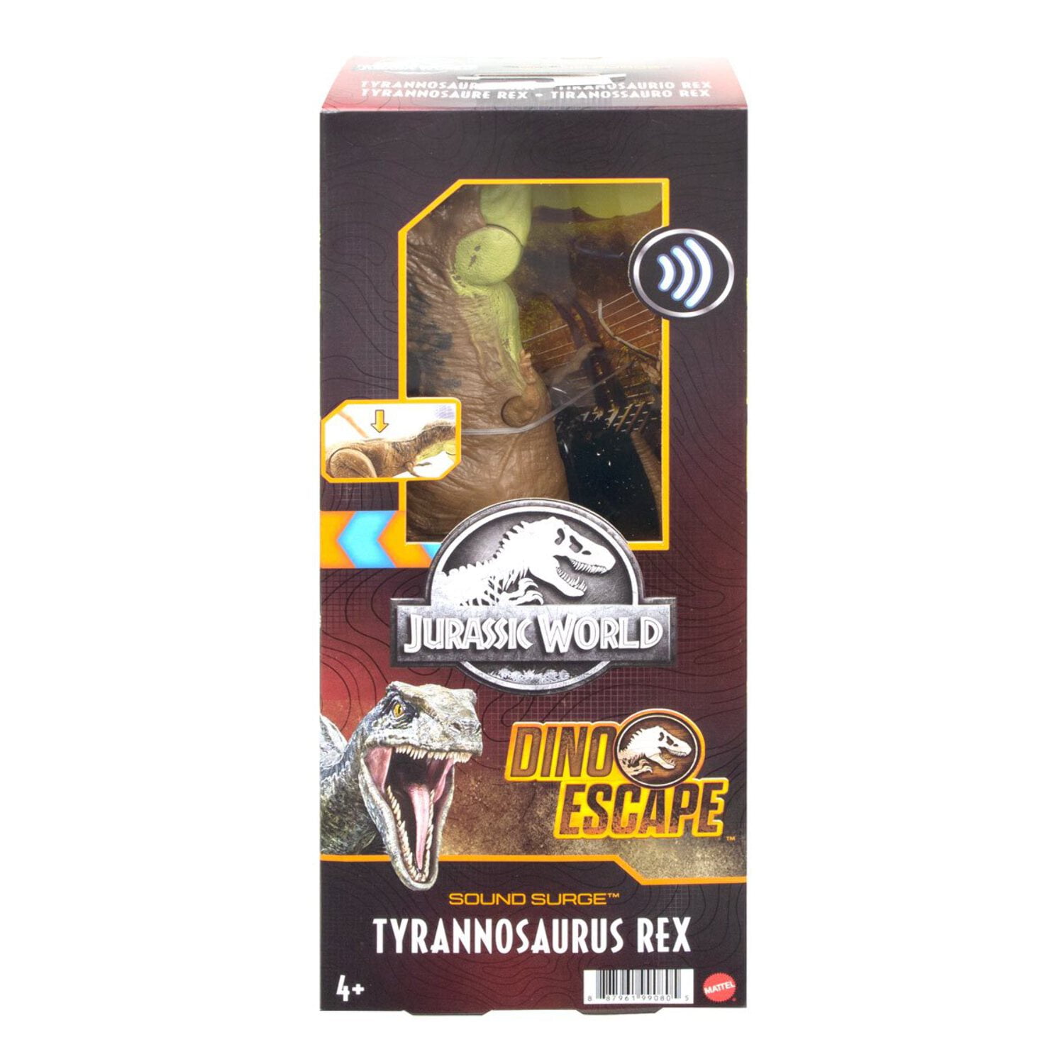 Mattel Jurassic World Collectible Kids Tyrannosaurus Rex Action Figures, Plastic Multicolor, 12"