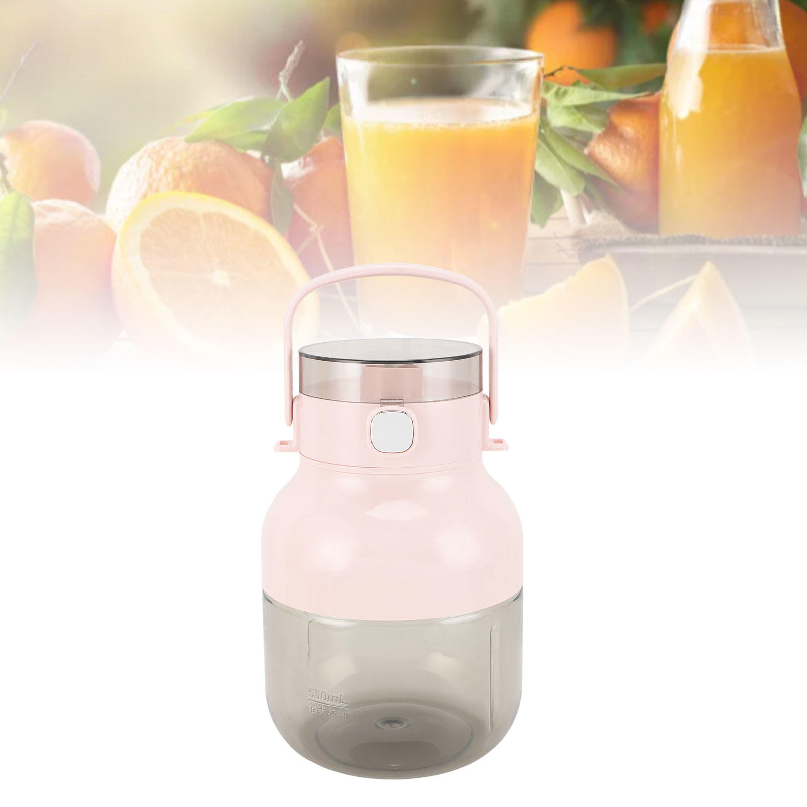 LAZIOEGR 1L Portable 70W USB Rechargeable Blender – Quiet 4‑Blade Juicer with 1500mAh Battery, 500ml Capacity, Travel & Gym Friendly
