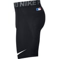 thumbnail image 2 of Nike Boys Big Kids NP Heist Baseball Slider Shorts Black | Black | White MD, 2 of 3