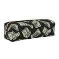 thumbnail image 1 of Fotbe Dollar Estuche para Lápices de Cuero con Estampado, Estuche con Cremallera Resistente, Organizador Compacto y Elegante para Papelería, 1 of 7
