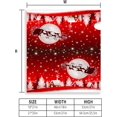 thumbnail image 4 of Christmas Mailbox Cover 21x18 Inch, Red Christmas Post Letter Box Covers, New Year Holiday Xmas Magnetic Waterproof Mail Wraps for Outdoor Yard Garden Standard Mailbox Decor, 4 of 6