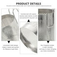 thumbnail image 3 of Kitchen Cutlery Drying Rack Hanging Type Chopstick Holder Stainless Steel Cutlery Drainer, 3 of 6