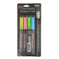 thumbnail image 1 of Marvy Uchida® Bistro Chalk Marker 4Pc Fine Fluorescent Set, 1 of 8