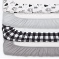 thumbnail image 2 of The Peanutshell Buffalo Plaid 7 Piece Baby Nursery Crib Bedding Set, Quilt, Crib Sheets, and Crib Skirt, 2 of 6