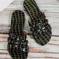 thumbnail image 5 of Xunlbb Clearance Sale Sandals! Women's Plus-size Fashion Flat Snake Print Casual Sandals, 5 of 9