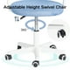 thumbnail image 5 of HOMYLIN Silla de Escritorio, ergonómica y giratoria 360° con Ajuste de Altura, Malla Transpirable, Azul, 5 of 6
