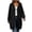 color-Black, variant on Hoodies for Women Trendy Women's Hoodie Jacket Lightweight Long Sleeve Shirt for Women with Pocket Hiking Outdoor (AG,L)