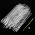 thumbnail image 3 of 8 Set Total 400 Tips Clear Nail Swatches Sticks, Nail Art Supplies Practice Sample Color Display Board for Nail Art Polish Display and Home DIY, Transparent, 3 of 5