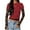 Red, variant on AJZIOJIRO Women Casual Cotton T-Shirt Solid Color Tops Long Sleeve Slim Shirt S-XL