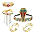 thumbnail image 3 of serony 5 Pcs Accessoires de Costume Égyptien pour Robe d'Halloween, Déguisements de Vacances, 3 of 6