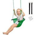 thumbnail image 3 of RedSwing Toddler Swing Seat for Kids with Heavy-Duty Adjustable Ropes, Hand-Knitting Secure Children Swing Set for Indoor Porch, Outdoor Playground, Backyard, Tree, Green, 3 of 8
