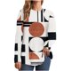 thumbnail image 2 of Puntoco Mujer Casual Cuello Redondo Manga Larga Impreso Camisa Suelta Blusa tops Puntoco Puntoco-234, 2 of 5