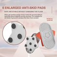 thumbnail image 5 of Waist Yoga Twist Balance Board Aerobics Hips Slim Waist Gym Family Training Two-pedal Fitness Equipment E2, 5 of 5