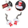 thumbnail image 2 of LOLIPPYY 2Ud Tapones Plateados Para Botella De Vino Reutilizables Y Duraderos De Materiales Alimentarios, 2 of 5