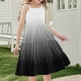 thumbnail image 4 of Ashirexll Teen Summer Dresses, Girls Summer Dress, 4-14Y Girl's Summer Boho Style Gradient Color Casual Sleeveless Tiered Slip Dresses, 4 of 7
