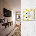 thumbnail image 5 of Yayeee Rocker Switch Wall Plate 2-Gang 4.7"x4.6" Home Decorative Outlet Cover, Yellow Rubber Ducks, 5 of 6