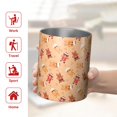 thumbnail image 5 of 12oz Coffee Tumblers Orange Christmas Gingerbread Man Pattern Stainless Steel Vacuum Insulated Travel Tumbler Coffee Cups Mug with Lid and Straw with Cleaning Brush for Cold & Hot Drinks, 5 of 5