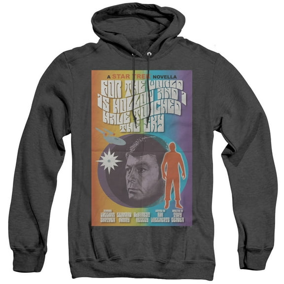 Star Trek Tos Episode 63 Adult Heather Hoodie Sweatshirt Black