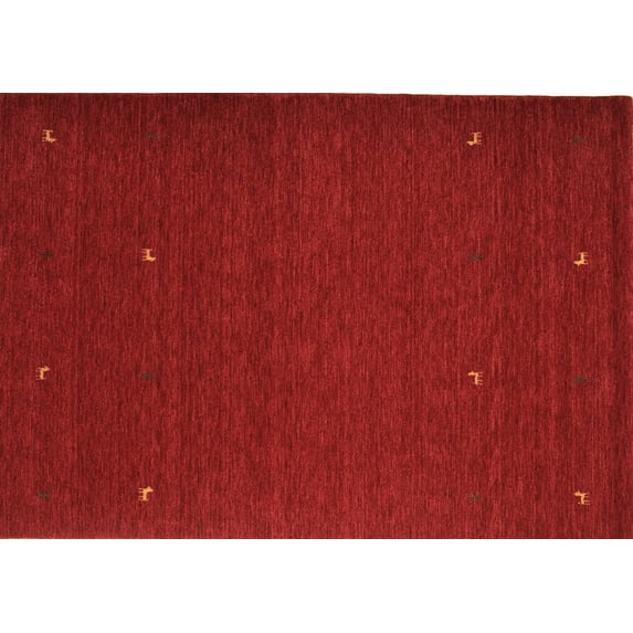 Ahgly Company Indoor Rectangle Abstract Brown Contemporary Area Rugs, 4' x 6'