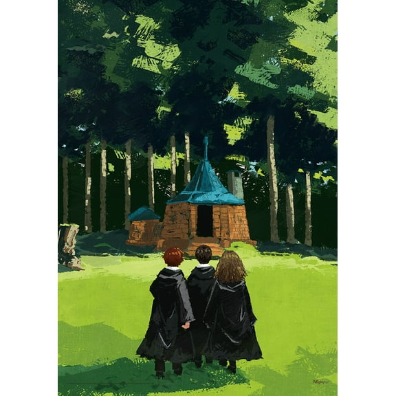 Harry Potter (Trio Visits Hagrids Hut) MightyPrint™ Wall Art