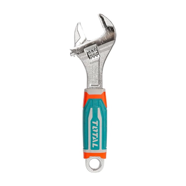Llave ajustable (perico) 8” industrial Cr-V, TOTAL