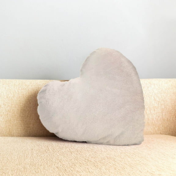 Cute Plush Heart Pillow, Heart Shaped Throw Pillow, 11.8in Soft Heart Plush Pillow Decorative Hearts Pillow Cushion Toy Gift for Girls Valentine Day Living Room Sofa Home Decor