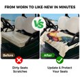 thumbnail image 4 of Golf Cart Seat Covers for 2 Seater, Farmhouse Rooster Soft Microfiber Cart Seat Towel Blanket, Vintage Rustic Animal Prints Absorbent Breathable Non Slip Bench Seats Protector for Golf Course 51"x31", 4 of 9
