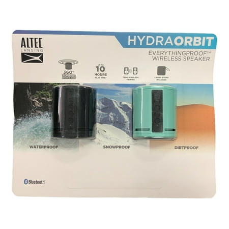 UPC: 0021331050670 | Altec Lansing HydraOrbit EverythingProof Bluetooth Speaker 2-Pack