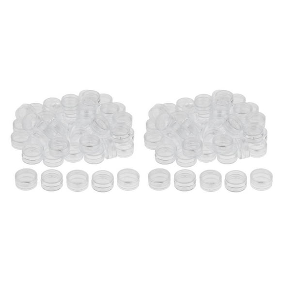 Vacío de Loción Tarros Del Cosmético shamjiam Frascos cosméticos con tapas.