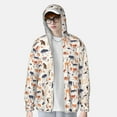 thumbnail image 2 of Fotbe South American Animals Chaqueta con Protección Solar UPF 50+ para Hombre y Mujer, Camisa con Capucha y Bolsillos-3X-Large, 2 of 7